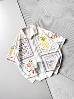 ANANAS BASKILI OVERSİZE GÖMLEK