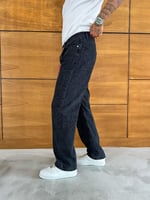 Antrasit Desenli Baggy Pantolon