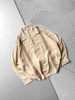 BEJ HASIR ŞERİTLİ GÖMLEK