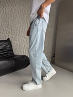 BELİ LASTİKLİ KOT PANTOLON