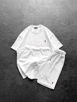 BEYAZ BİSİKLET POLO TAKIM
