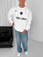 Beyaz Cactüs Barça Sweat
