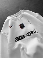 Beyaz Cactüs Barça Sweat