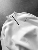 Beyaz Fermuar Nike Sweat