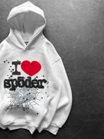 BEYAZ KAPŞONLU SP5DER SWEAT
