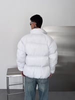BEYAZ NİKE PUFFER MONT