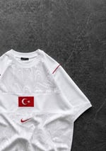BEYAZ ORTA LOGO TÜRKİYE TSHİRT