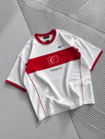 BEYAZ ORTA ŞERİT TÜRKİYE TSHİRT