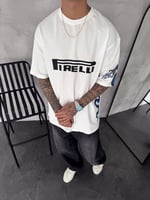 BEYAZ YAN EJDER TSHİRT