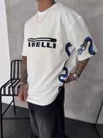 BEYAZ YAN EJDER TSHİRT