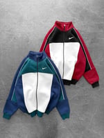 Bordo Kol Biye Nike Hırka
