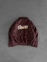 BORDO SIRT NAKIŞ STWD DERİ CEKET