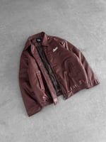 BORDO SIRT NAKIŞ STWD DERİ CEKET