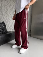 BORDO SÜET ADİDAS EŞOFMAN