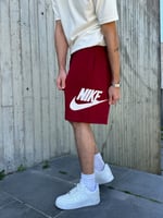 BORDO YAZI NİKE ŞORT