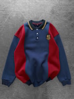 Çizgi Yaka Barça Sweat