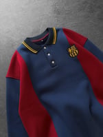 Çizgi Yaka Barça Sweat