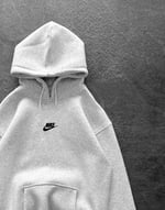Gri Kapşonlu Basic Nİke Sweat