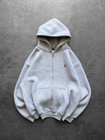 GRİ KIRMIZI POLO HIRKA