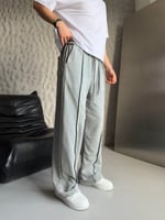GRİ ORTA DİKİŞ YIKAMA WE11 EŞOFMAN