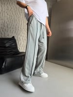 GRİ ORTA DİKİŞ YIKAMA WE11 EŞOFMAN