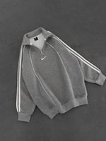 GRİ ŞERİTLİ YARIM FERMUAR NİKE SWEAT