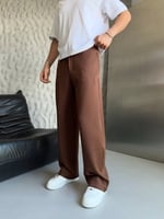 KAHVE SCUBA KUMAŞ BAGGY EŞOFMAN