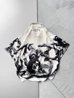 KARGA BASKILI OVERSİZE GÖMLEK