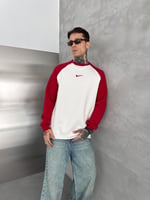 KIRMIZI KOL NİKE SWEAT