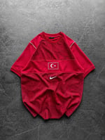 KIRMIZI ORTA LOGO TÜRKİYE TSHİRT