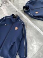Lacivert Biye Barcelona Hırka