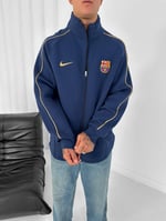 Lacivert Biye Barcelona Hırka