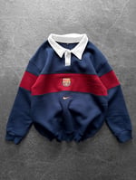 Lacivert Bölük Barça Sweat
