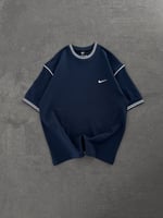 LACİVERT ÇİFT RİBANA NİKE TSHİRT