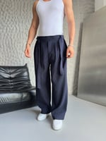 LACİVERT FİTİLLİ BAGGY PANTOLON