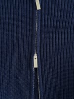 LACİVERT POLO TRİKO HIRKA