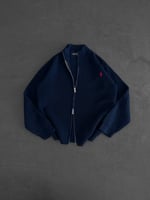 LACİVERT POLO TRİKO HIRKA