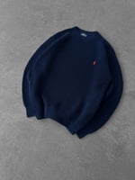 LACİVERT POLO TRİKO KAZAK