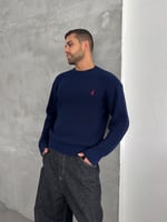 LACİVERT POLO TRİKO KAZAK