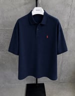 LACİVERT YAKALI POLO TSHİRT