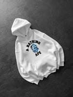 MAVİ BASKI BEYAZ BAPE SWEAT