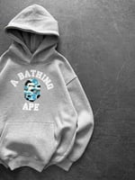 MAVİ BASKI GRİ BAPE SWEAT