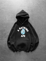 MAVİ BASKI SİYAH BAPE SWEAT