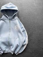MAVİ CHROME HEARTS HIRKA