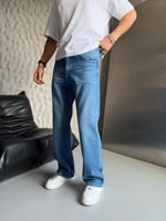 MAVİ LOOSE-FİT PANTOLON