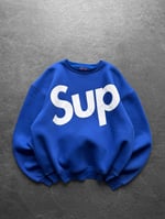 MAVİ YARIM SUPREME SWEAT