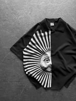 MOZAİK BASKILI GÖMLEK