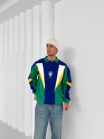 Parçalı Brasil Sweat