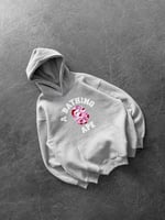 PEMBE BASKI GRİ BAPE SWEAT