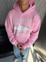 PEMBE CORTEİZ ALWAYS KAPŞONLU SWEAT